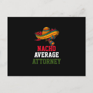 Nacho Average Attorney Vykort