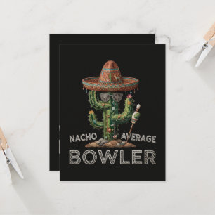 Nacho Average Bowler Kul Inbjudningar