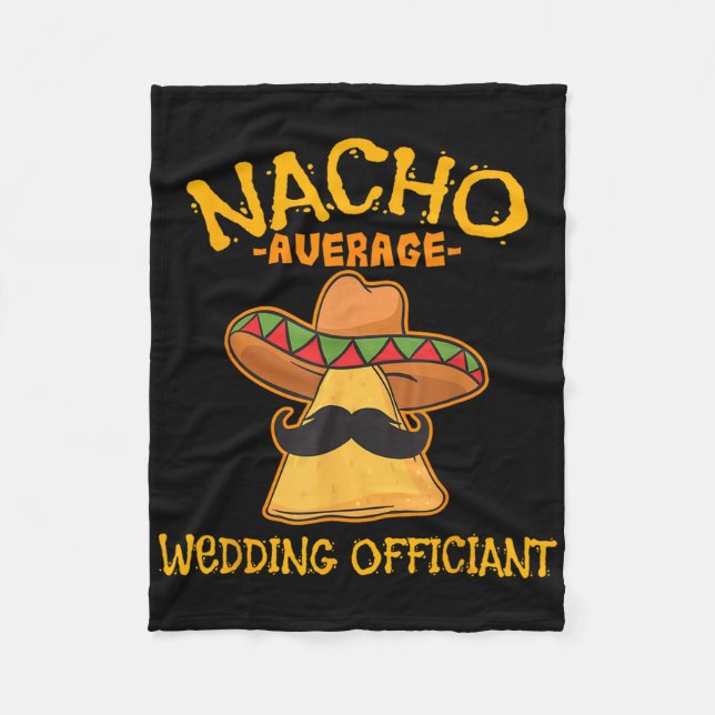 Nacho Average Bröllop, Mexican Cinco De M Fleecefilt (Framsidan)