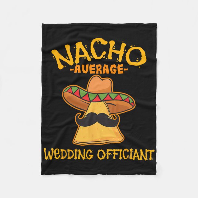 Nacho Average Bröllop, Mexican Cinco De M Fleecefilt (Framsidan)