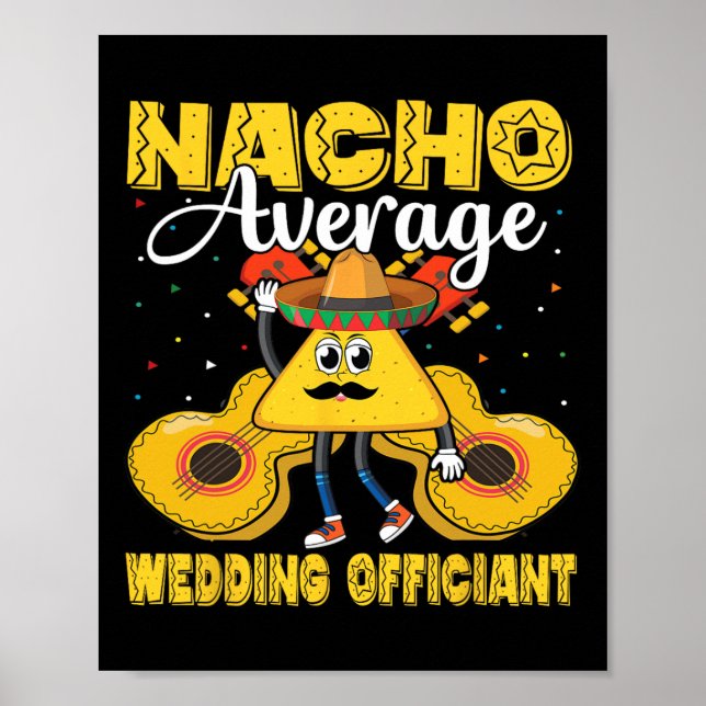 Nacho Average Bröllop, Mexican Cinco De M Poster (Framsidan)