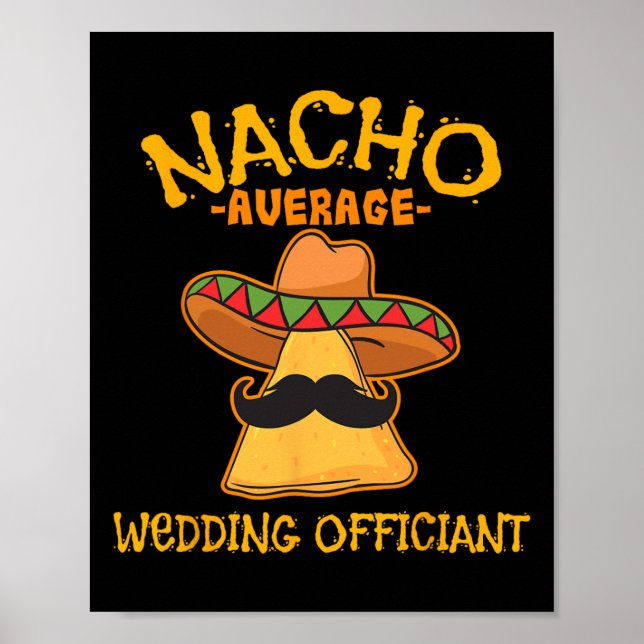 Nacho Average Bröllop, Mexican Cinco De M Poster (Framsidan)