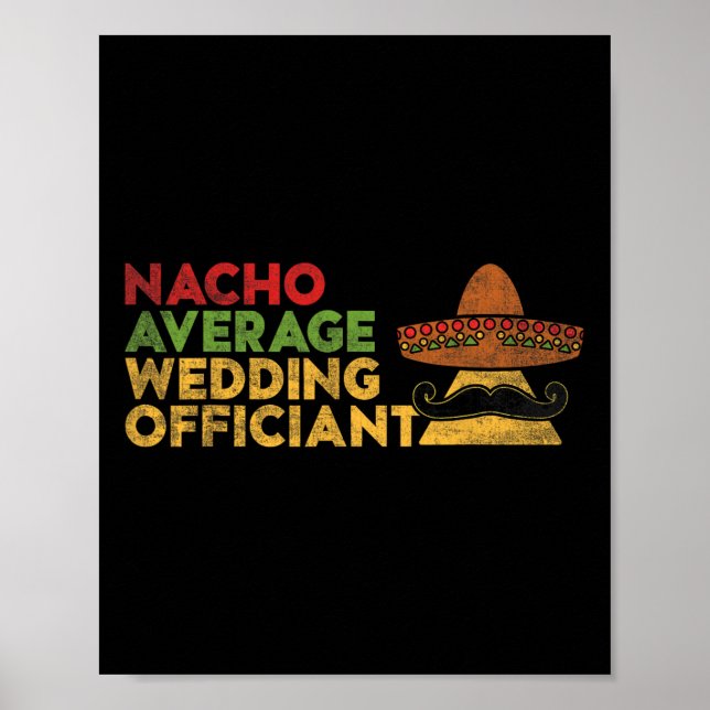 Nacho Average Bröllop, Mexican Cinco De M Poster (Framsidan)