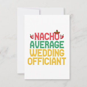 Nacho Average Bröllop, Mexikanska Fiesta Tack Kort