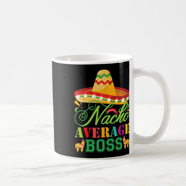 Nacho Average Chef Roligt Gift Cinco De Mayo Kaffemugg (Höger)