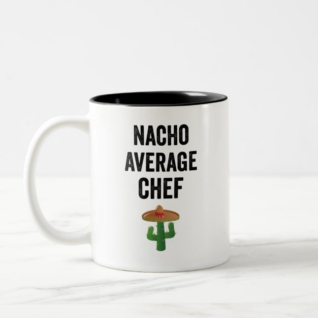 Nacho Average Chef Två-Tonad Mugg (Vänster)