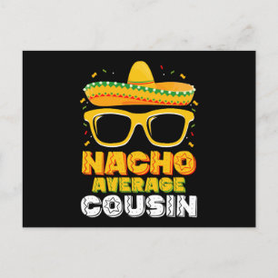 Nacho Average Cousin Family Cinco De Mayo Vykort