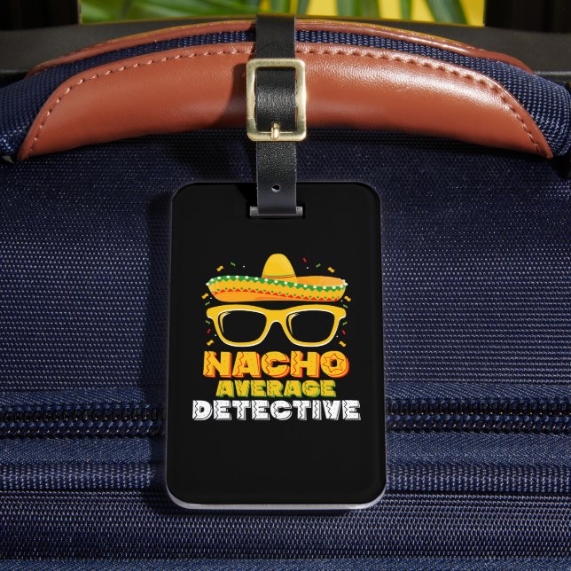 Nacho Average detektiv Cinco de Mayo Bagagebricka (Framsida Insitu 2)