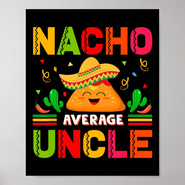 Nacho Average farbror Family Manar Fars dag Poster (Framsidan)