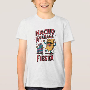 Nacho Average Fiesta - Roligt, färglös Nacho Desig T Shirt