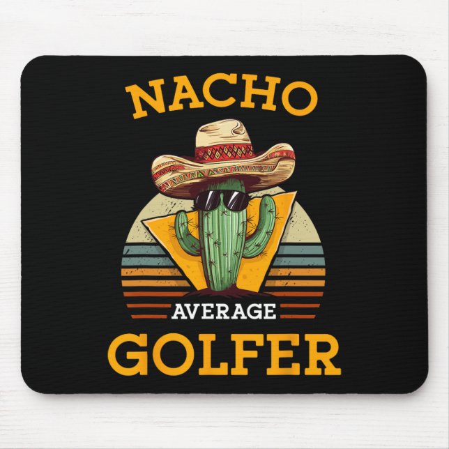 Nacho Average Golfer Funny Mexican Golf Player Cin Musmatta (Framsidan)