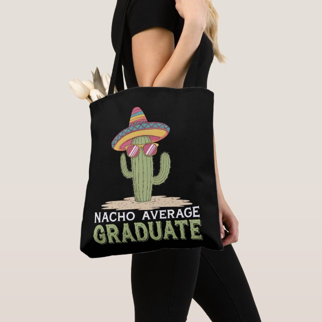 Nacho Average Graduate Cactus Examen Mexikansk Tygkasse (Närbild)