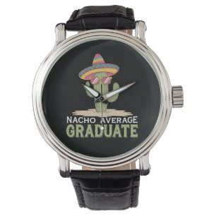Nacho Average Graduate Kaktus Examen Mexikansk Armbandsur