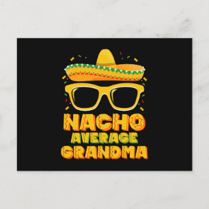 Nacho Average Grandma Cinco De Mayo Family Vykort