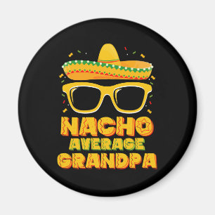 Nacho Average Grandpa Cinco De Mayo Familj Magnet