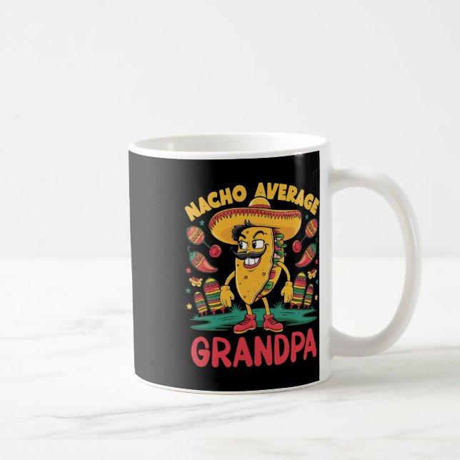 Nacho Average Grandpa mexikansk matchande Cinco De Kaffemugg (Höger)
