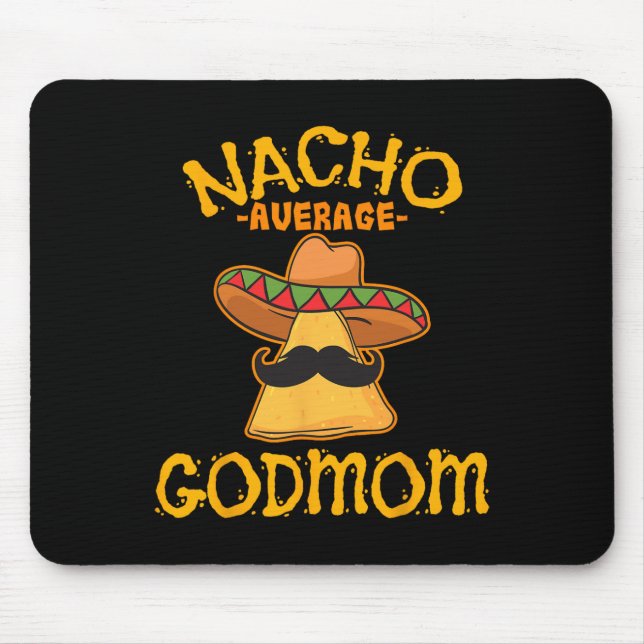 Nacho Average Gudmor Mexikansk Cinco De Mayo Gudmo Musmatta (Framsidan)