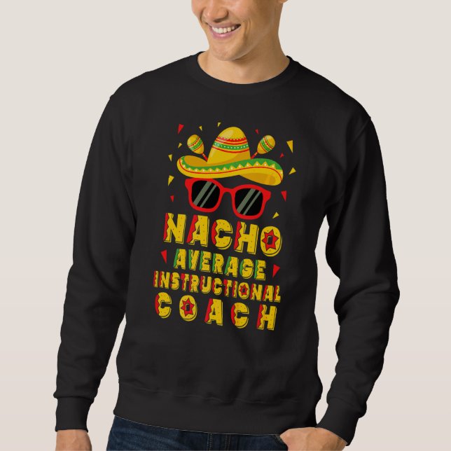 Nacho Average Instructions Cinco De Mayo Lång Ärmad Tröja (Framsida)