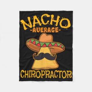 Nacho Average Kiropraktor Mexikansk Cinco De Mayo  Fleecefilt