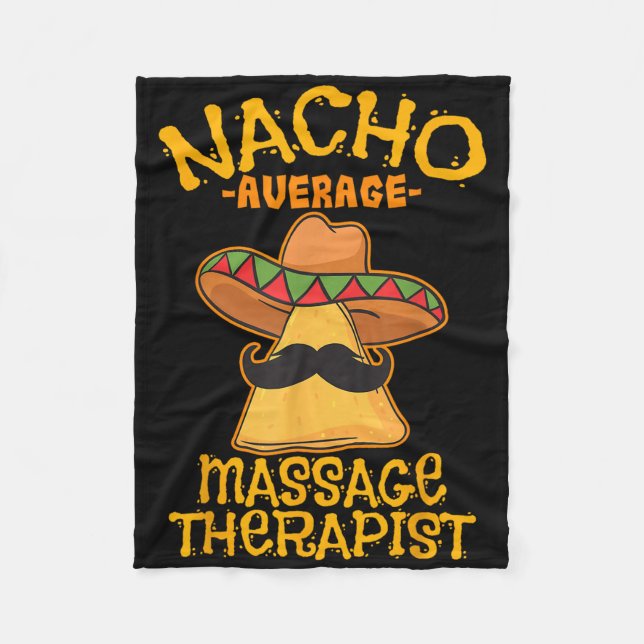 Nacho Average Mage Terapeut Meuse Cinco De Mayo P Fleecefilt (Framsidan)