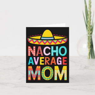 Nacho Average Mamma Shirt Women Mexican Mamma Mor Kort