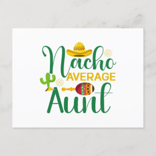 Nacho Average Moster Funny Vykort