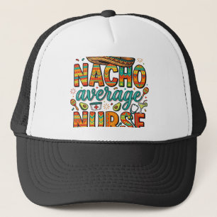 Nacho Average Nurse Fiesta Vector Skjorta Design_1 Keps