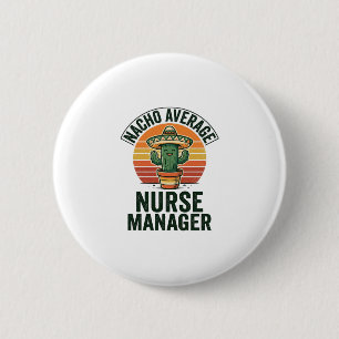 Nacho Average Nurse Manager Rolig Cactus Tröja_1 Knapp