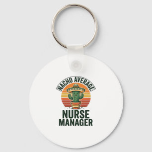 Nacho Average Nurse Manager Rolig Cactus Tröja_1 Nyckelring