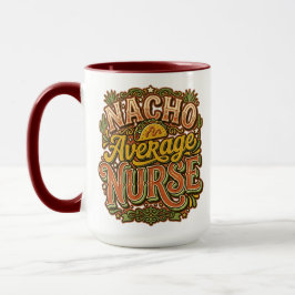 Nacho Average Nurse Rolig Cinco De Mayo Retro Mugg