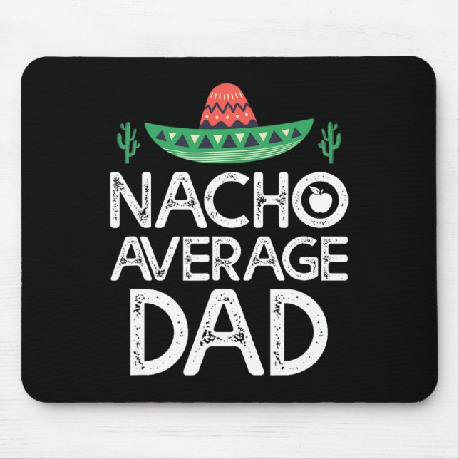 Nacho Average Pappa Cinco De Mayo Funny Far Musmatta (Framsidan)