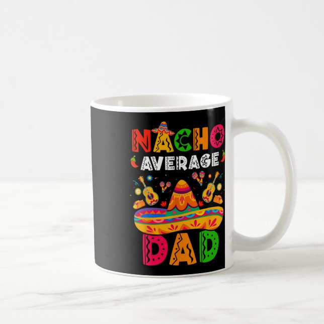 Nacho Average Pappa Cinco De Mayo Mexican Matching Kaffemugg (Höger)