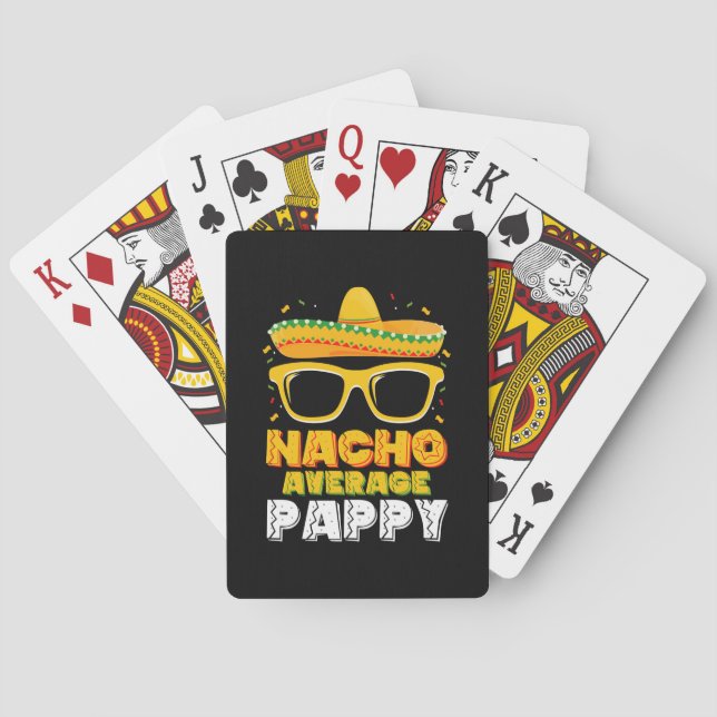 Nacho Average Pappy Pappa Family Cinco De Mayo Casinokort (Baksidan)