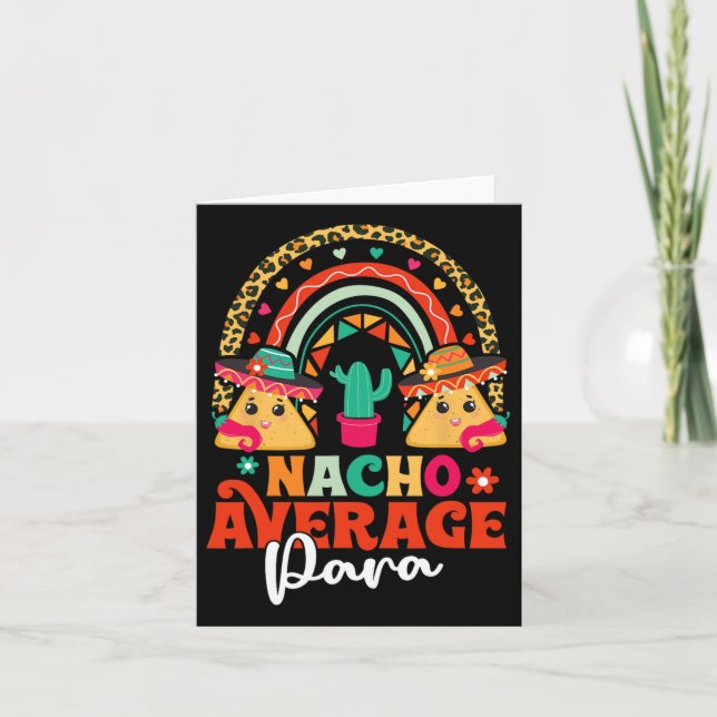 Nacho Average Paraprofessioncinco De Mayo Mexiic Kort (Framsida)