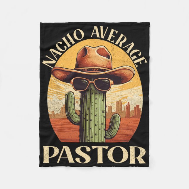 Nacho Average Pastor Cinco De Mayo Mexican Far Fleecefilt (Framsidan)