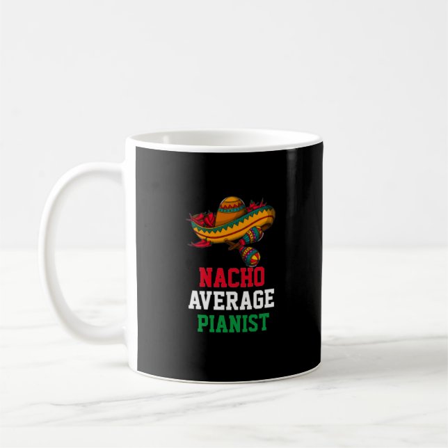 Nacho Average Pianist Mugg (Vänster)