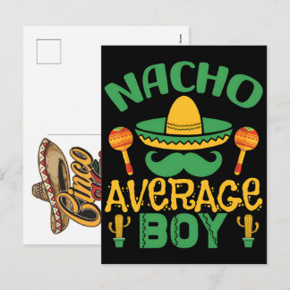 nacho-average-senorita-cinco-de-mayo-happy-funny- helg vykort