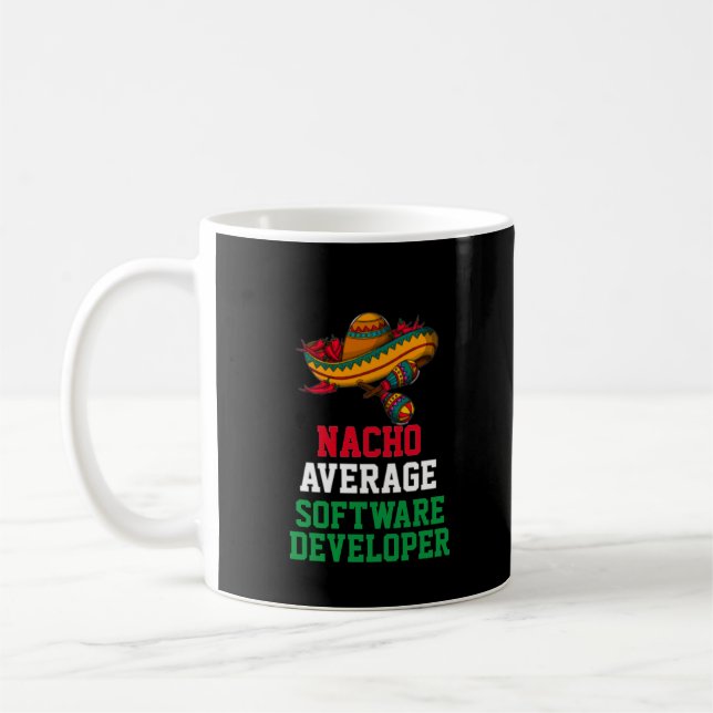 Nacho Average Software Developer Mugg (Vänster)