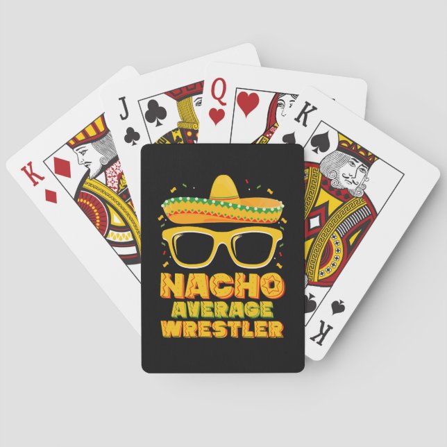 Nacho Average Wrestler Wrestling Cinco de Mayo Casinokort (Baksidan)