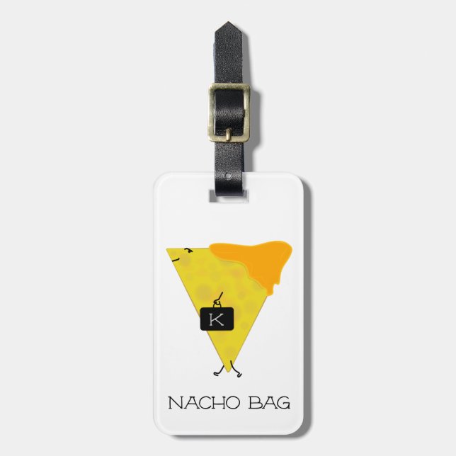 NACHO BAG Personlig Tortilla Chip med ost Bagagebricka (Vertikal Framsida)