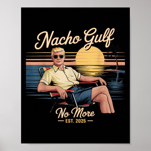 Nacho Bukt no more Funny Trump Vacation 2025 USA _ Poster (Framsidan)