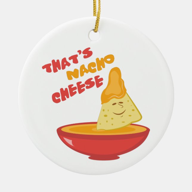 Nacho Cheese Julgransprydnad Keramik (Framsidan)