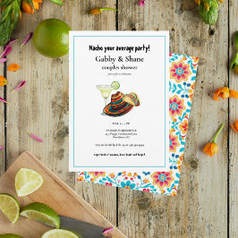 Nacho din genomsnittliga Par Shower Inbjudningar