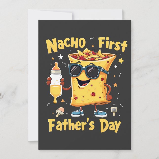 Nacho First Fars dag Cinco De Mayo Pappa Spara Datumet (Framsida)