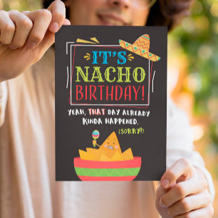 NACHO-födelsedag Kort