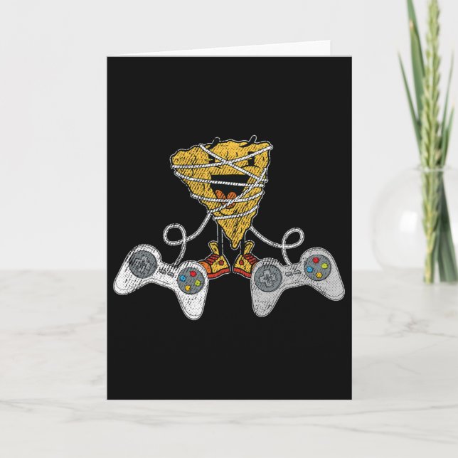Nacho Gaming Cinco De Mayo Roligt Video-spel Kontr Kort (Framsida)
