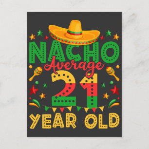 Nacho Genomsnittlig 21-årig Cinco de Mayo Vykort