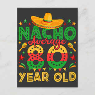 Nacho Genomsnittlig 80 Årig Cinco de Mayo Vykort