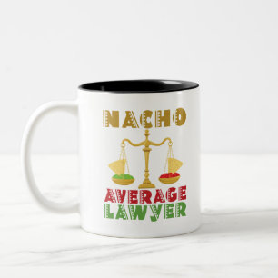 Nacho genomsnittlig advokat Två-Tonad mugg