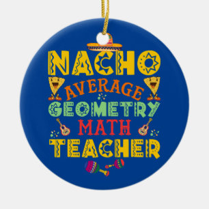 Nacho genomsnittlig Foodies Tacos geometry matris- Julgransprydnad Keramik